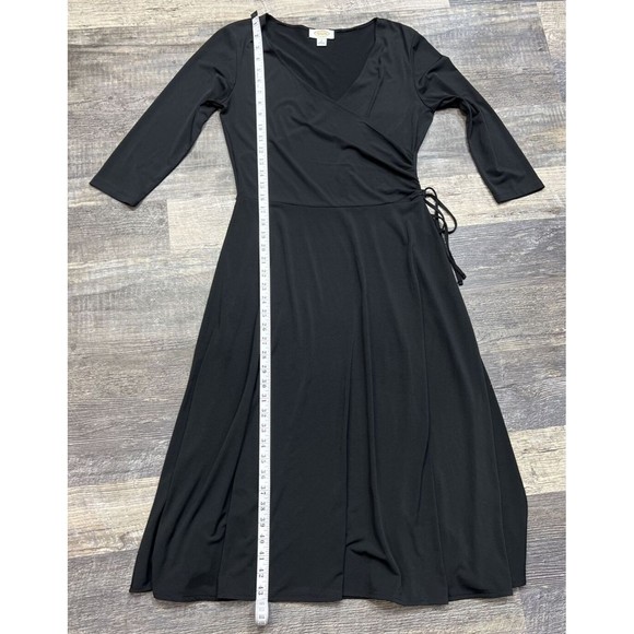 Talbots LBD Women's Faux Wrap 3/4 Sleeve Stretch Career Classic Size 6 - Picture 11 of 13